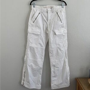 NEW American Eagle White Cargo Pants